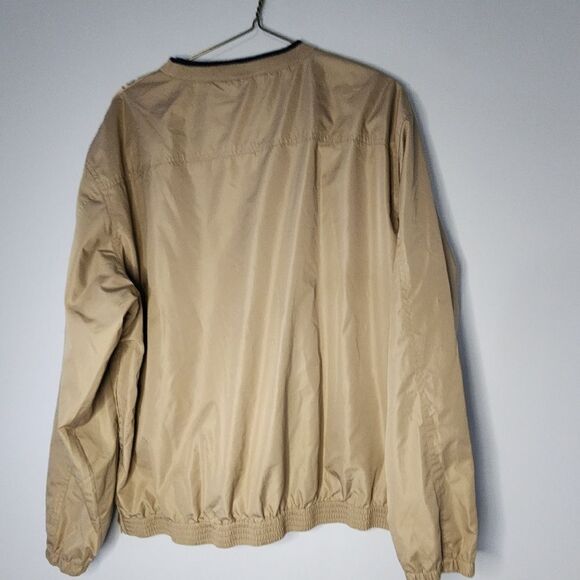 Polo by Ralph Lauren Golf Pullover Mens Tan Size XL Lined Crew Stretch Vintage - Picture 2 of 7